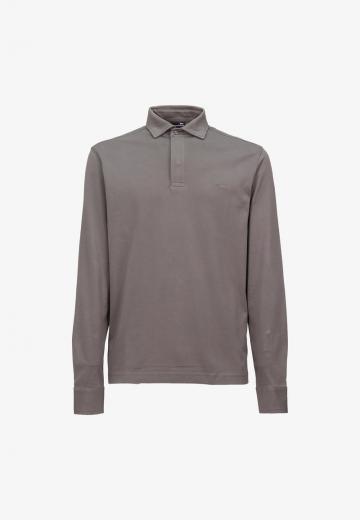 Поло с длинным рукавом