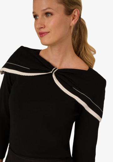 Пуловер с рукавом три четверти