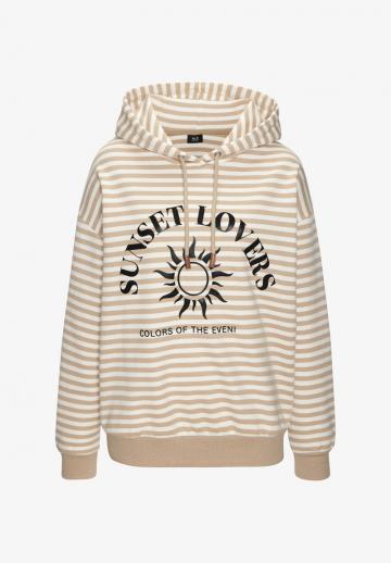 Пуловер с капюшоном