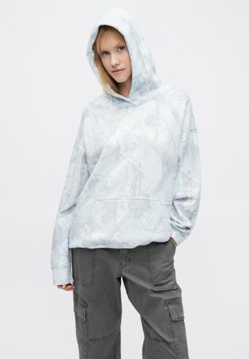 Пуловер с капюшоном