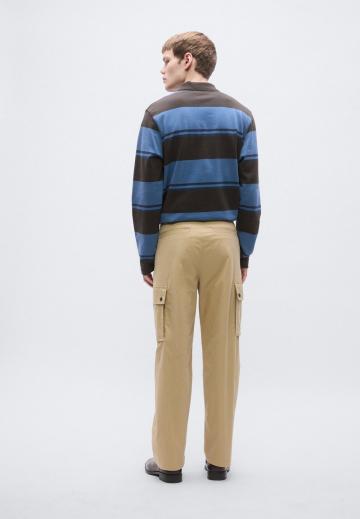 Брюки с накладными карманами