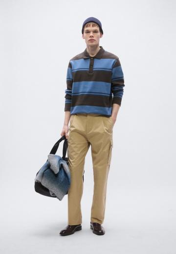 Брюки с накладными карманами