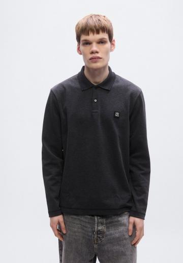 Поло с длинным рукавом