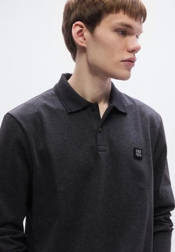 Поло с длинным рукавом