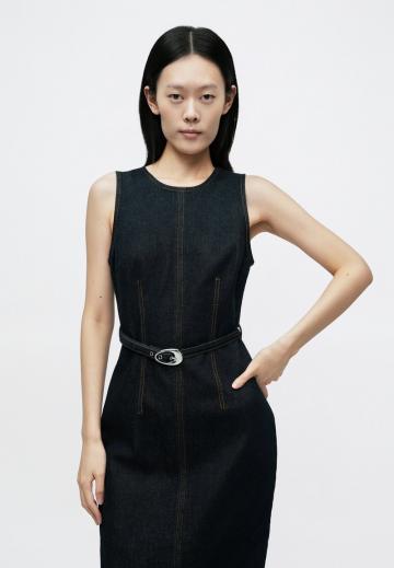 Джинсовое платье