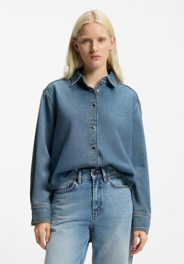 Джинсовая блузка