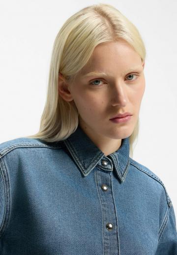 Джинсовая блузка