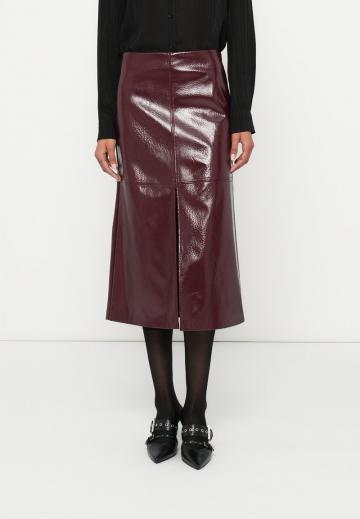 Кожаная юбка