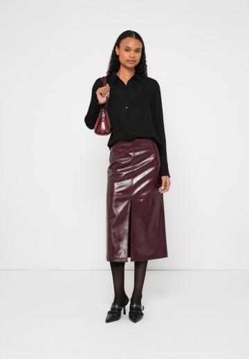 Кожаная юбка
