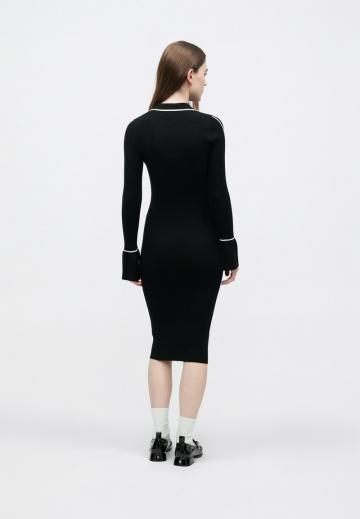 Вязаное платье