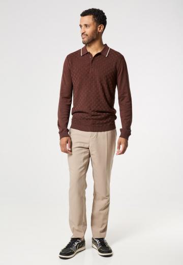 Поло с длинным рукавом