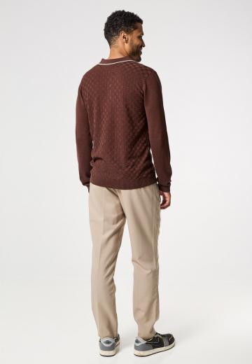 Поло с длинным рукавом