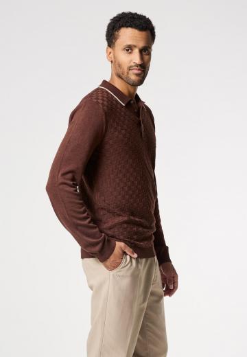 Поло с длинным рукавом