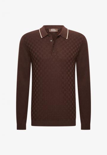 Поло с длинным рукавом