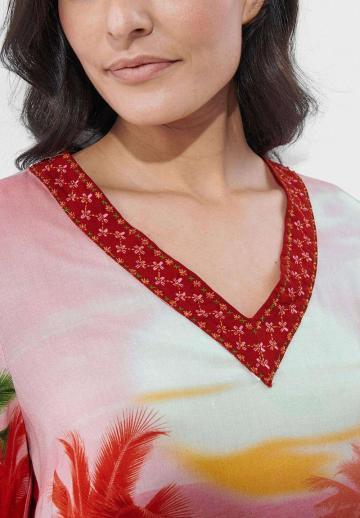 Длинная блузка