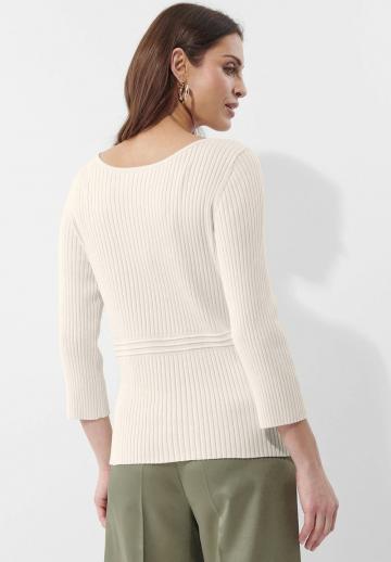 Пуловер с рукавом три четверти