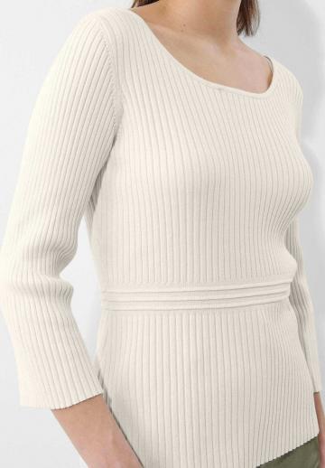 Пуловер с рукавом три четверти