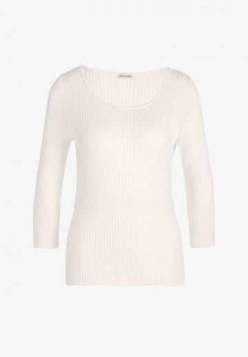 Пуловер с рукавом три четверти