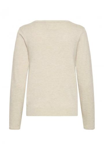 Пуловер с вырезом V