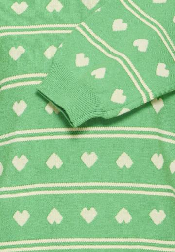 Пуловер в полоску