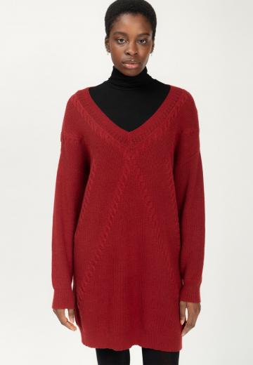 Длинный пуловер