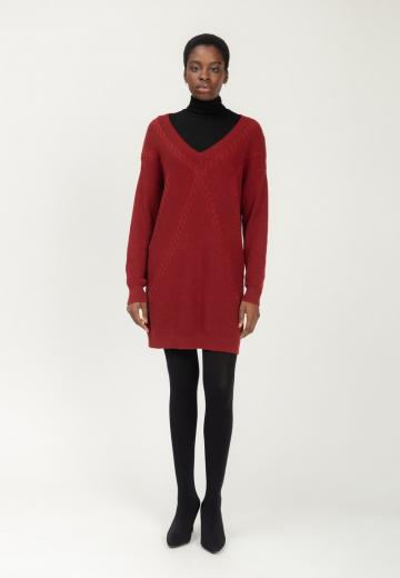 Длинный пуловер