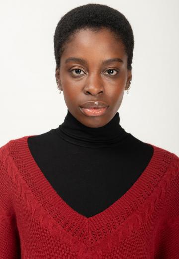 Длинный пуловер