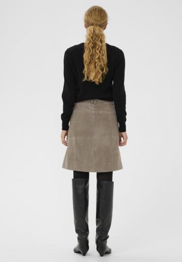 Кожаная юбка