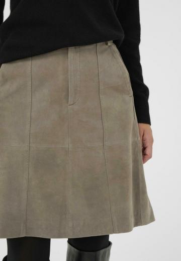 Кожаная юбка