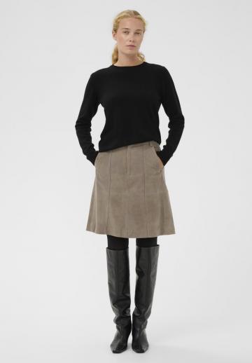 Кожаная юбка