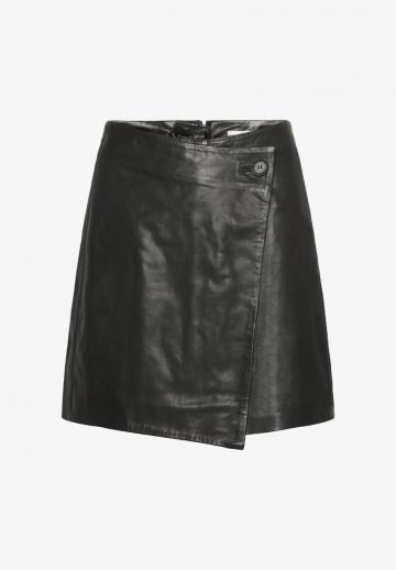 Кожаная юбка