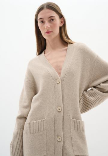 Длинный кардиган
