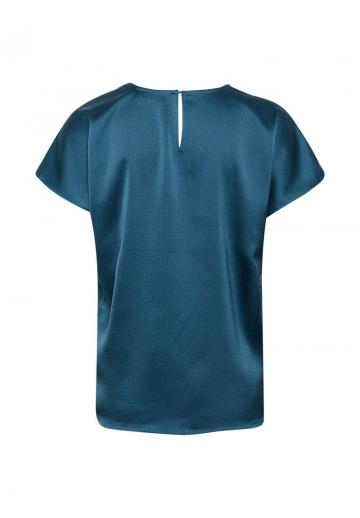 Атласная блузка