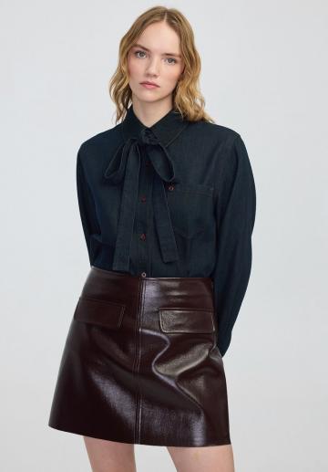 Джинсовая блузка