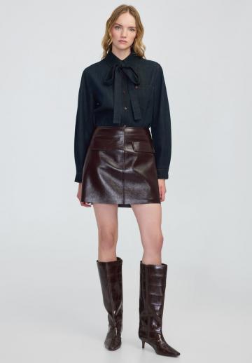 Джинсовая блузка