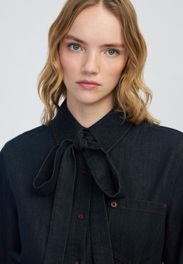 Джинсовая блузка