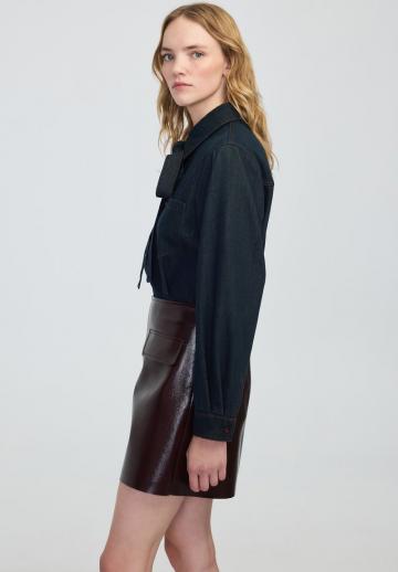 Джинсовая блузка