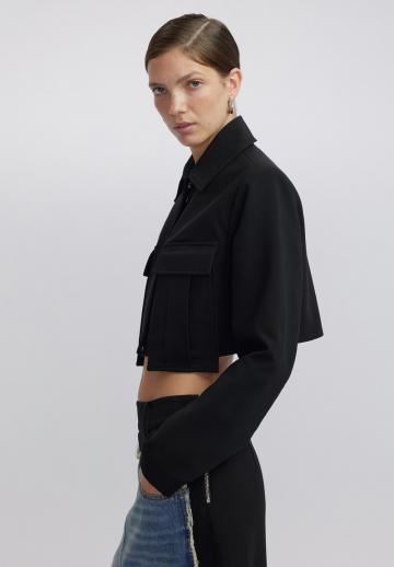 Блейзер с накладными карманами
