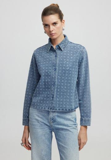Джинсовая блузка