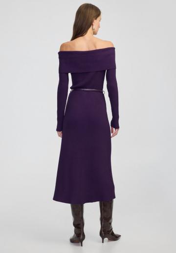 Вязаное платье