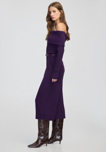 Вязаное платье