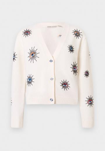 Жаккардовая вязаная кофта