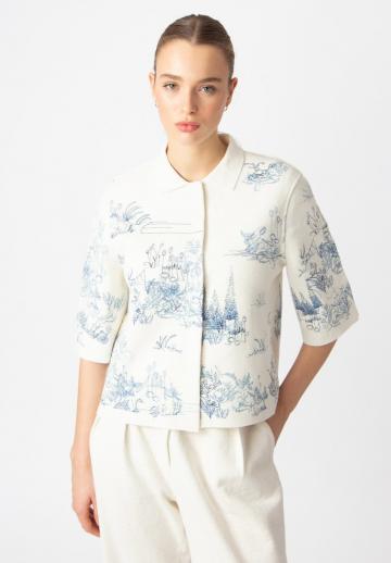 Жаккардовая кофта