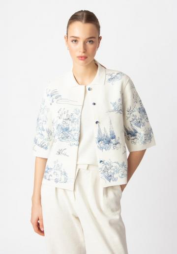 Жаккардовая кофта