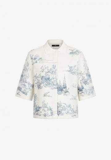 Жаккардовая кофта