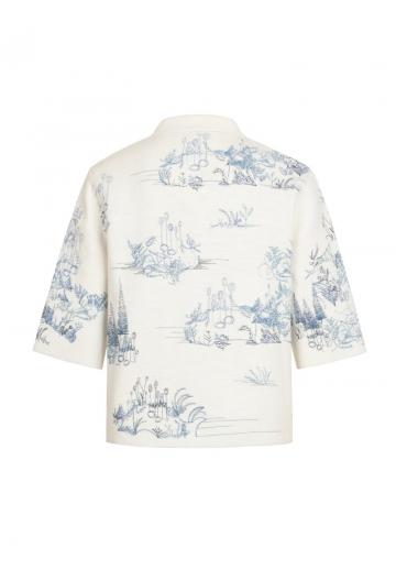 Жаккардовая кофта