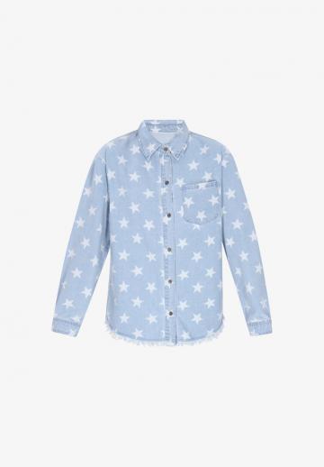 Джинсовая блузка