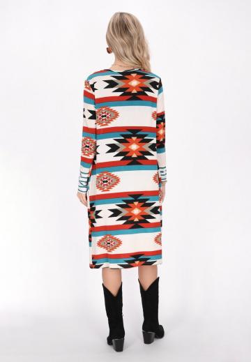 Жаккардовая вязаная кофта