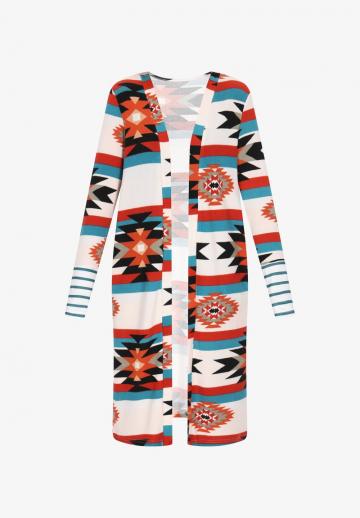 Жаккардовая вязаная кофта