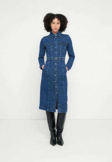 Джинсовое платье